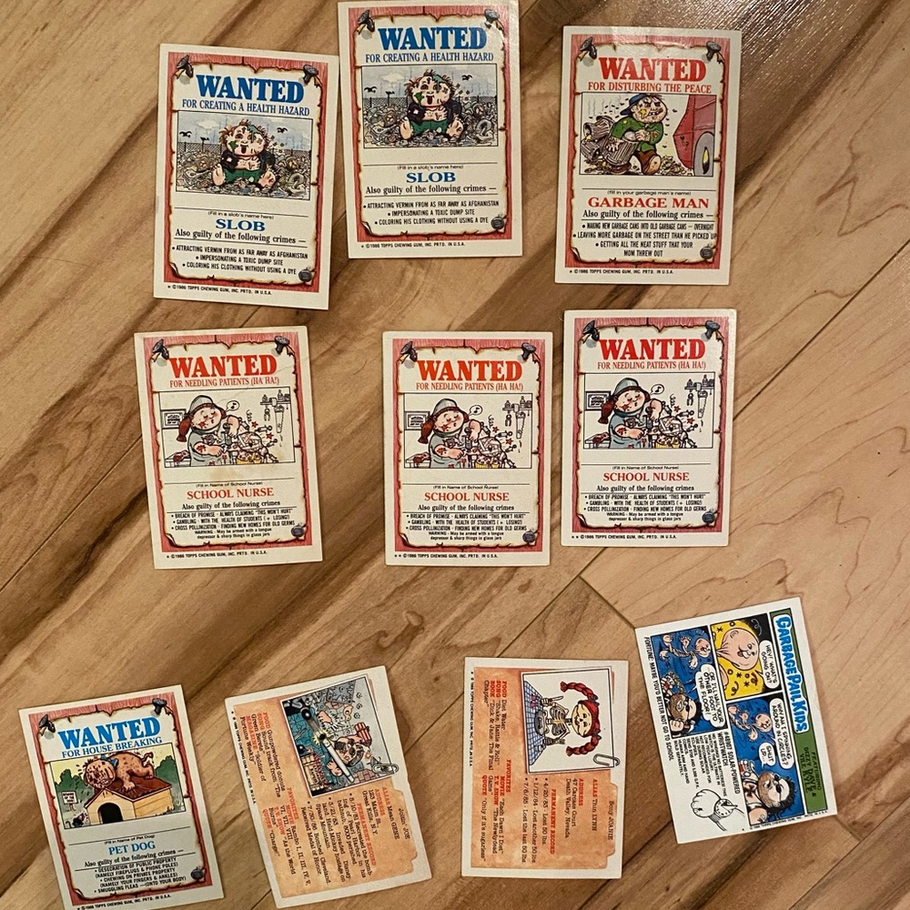 Garbage Pail Vintage 1986 Kids Trading Cards Set - Picture 5 of 9